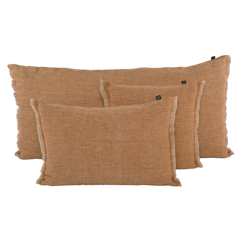 HOUSSE DE COUSSIN CUBA LIN BRICK 45X45