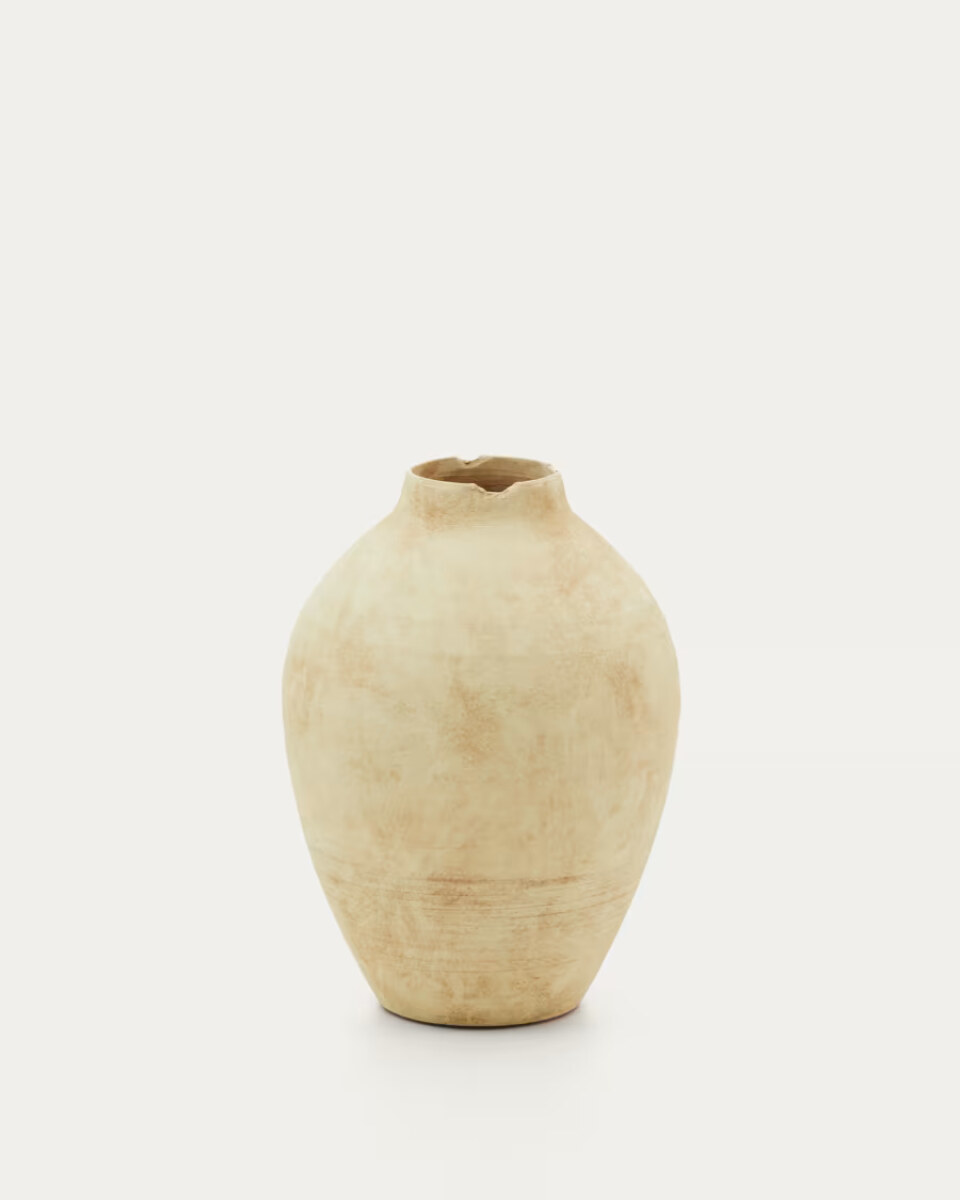 SILBET Silbet beige ceramic vase