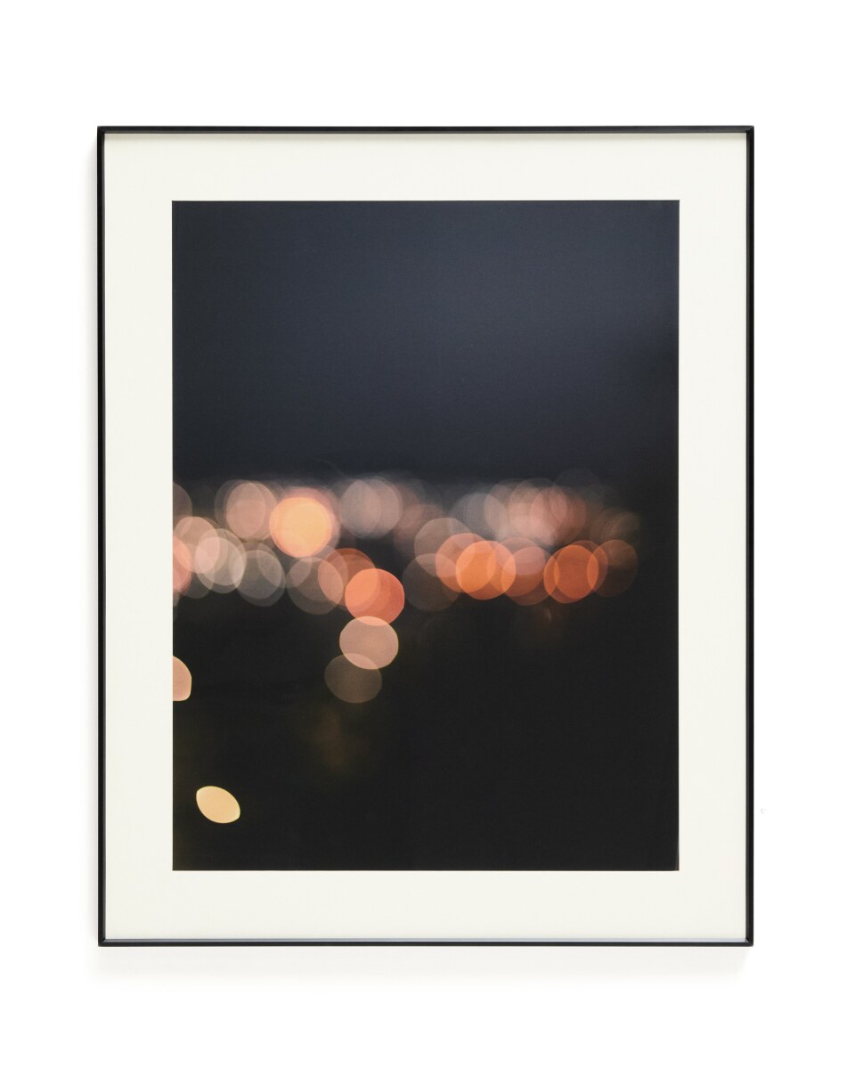 Zavira Painting Photograph of the Lights of Barcelona 80 x 100 cm