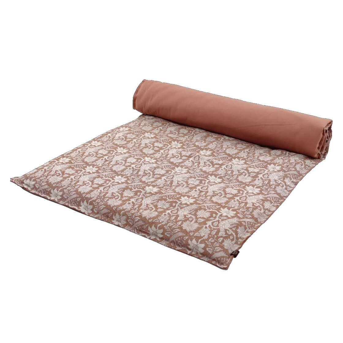 JAIPUR QUILT COVER MOCACCINO LINEN COTTON 33X79 INCHES 85X200 CM