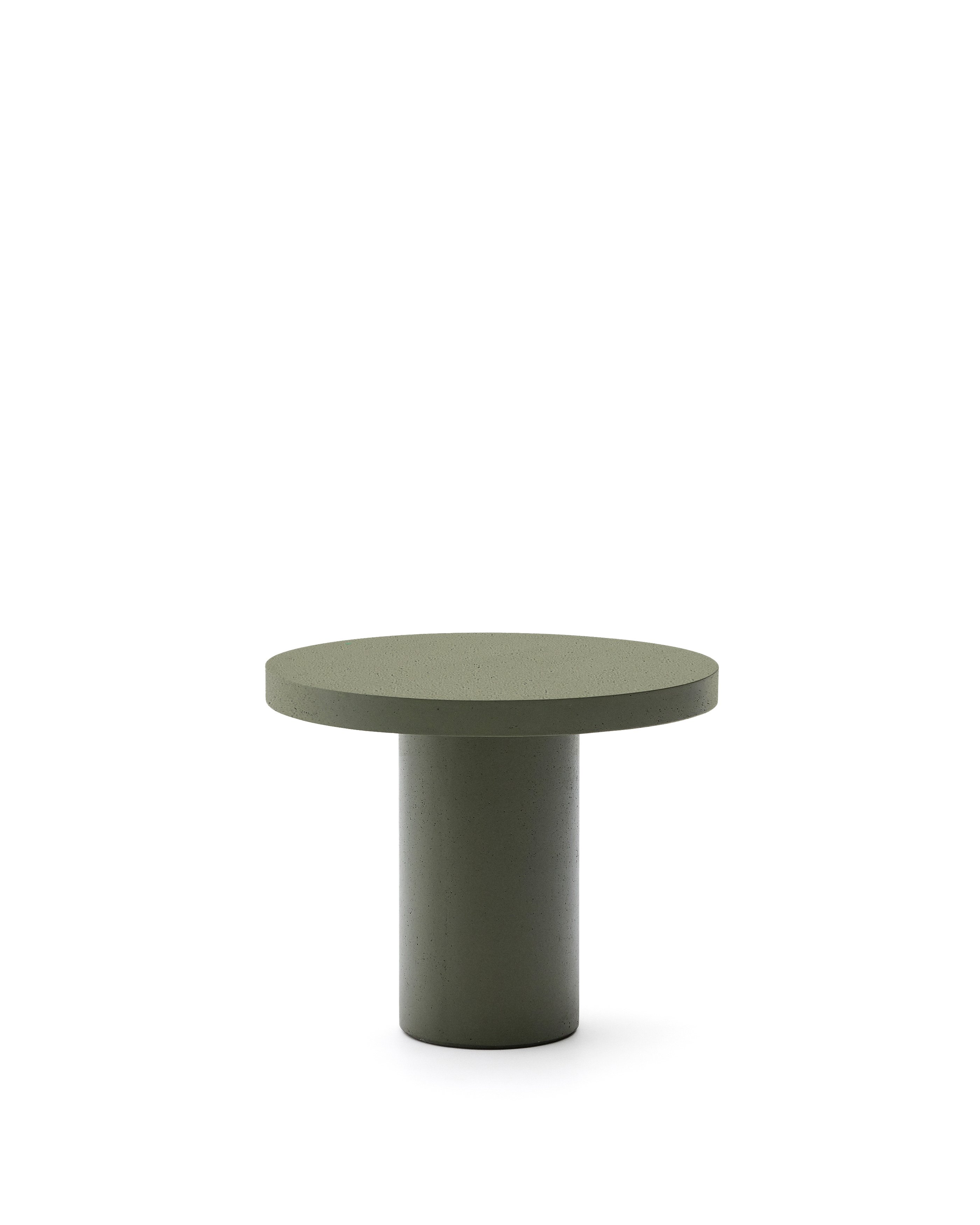 Aiguablava green cement round table 90cm
