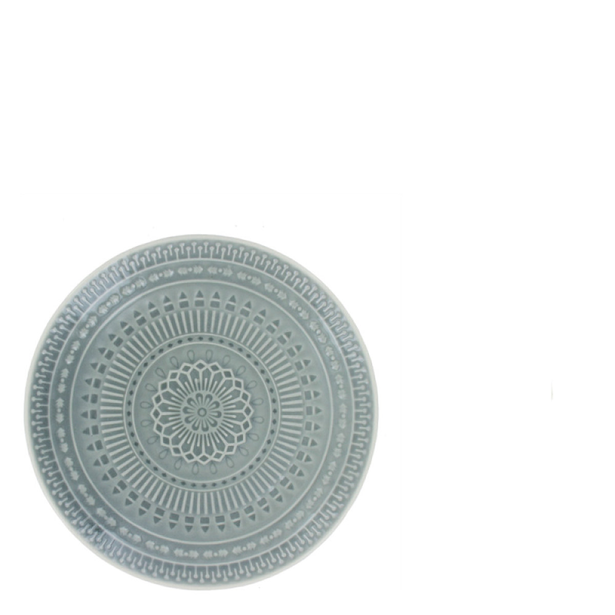 Nea Breakfast Plate Light Grey