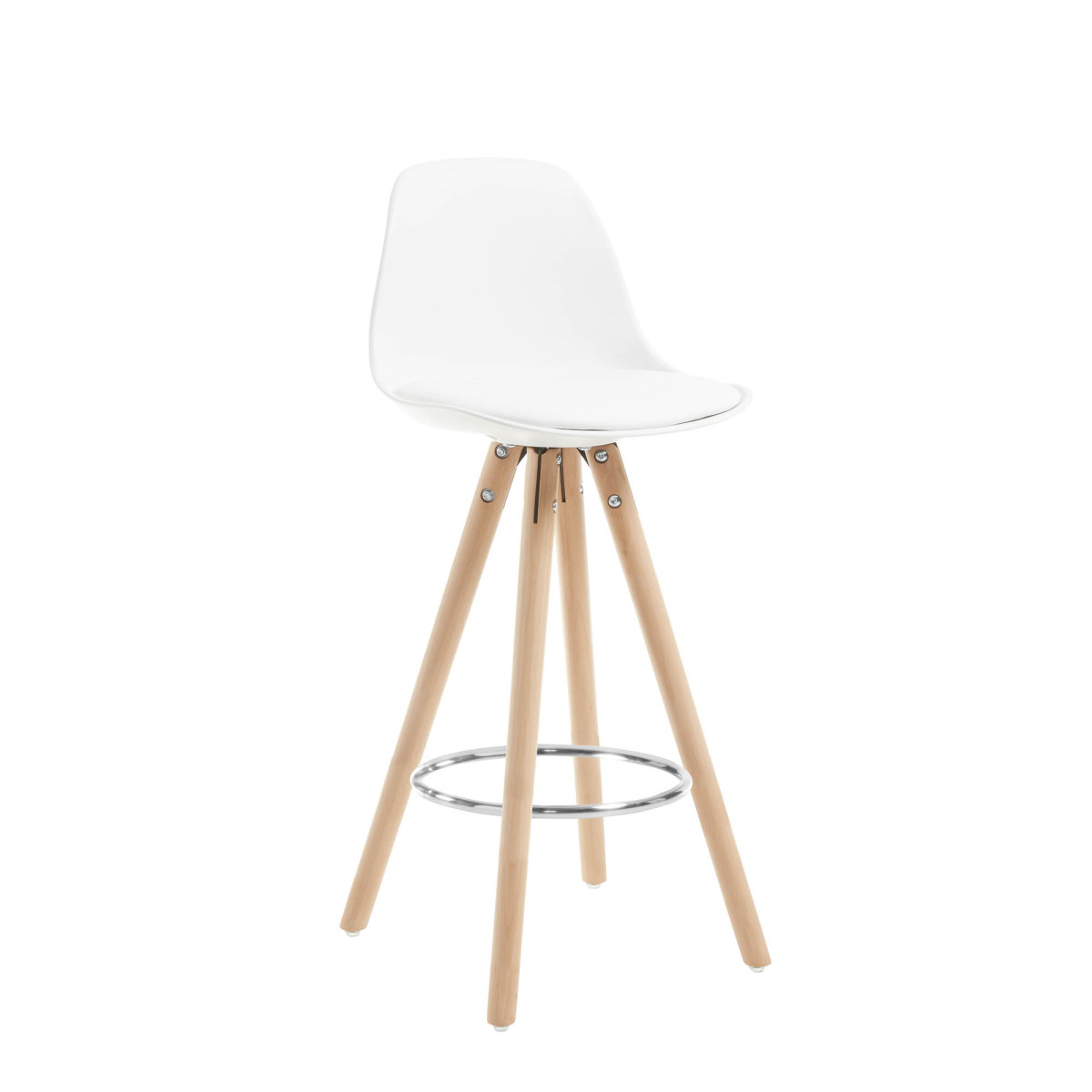 White Slad barstool height 65 cm