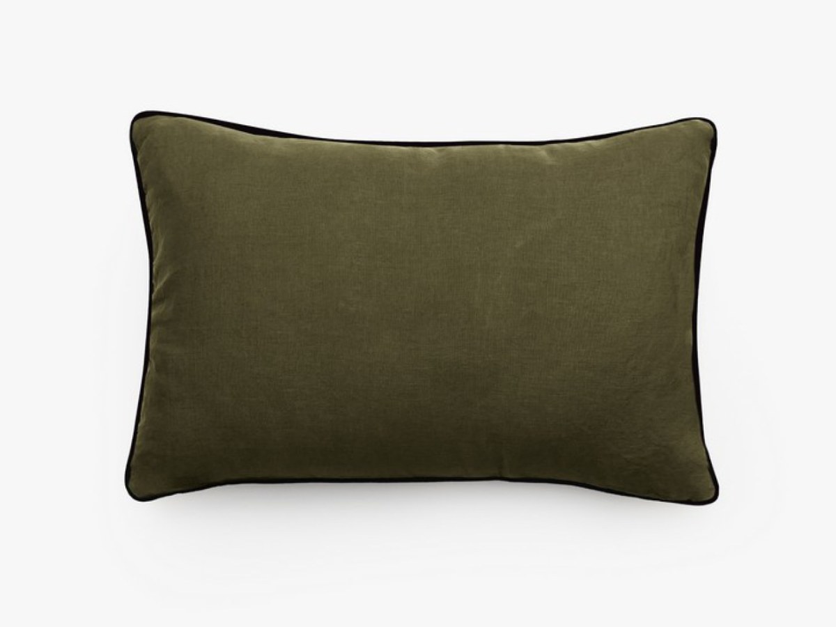 Housse de coussin 40x60 cm Prelude Kaki