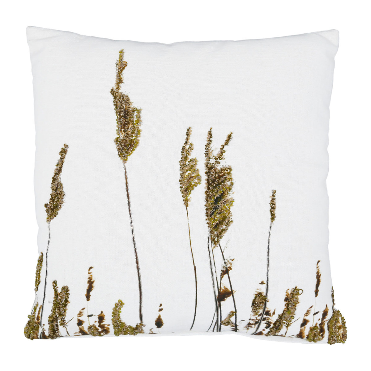 HOUSSE COUSSIN PAMPA BLC+BR 45X45