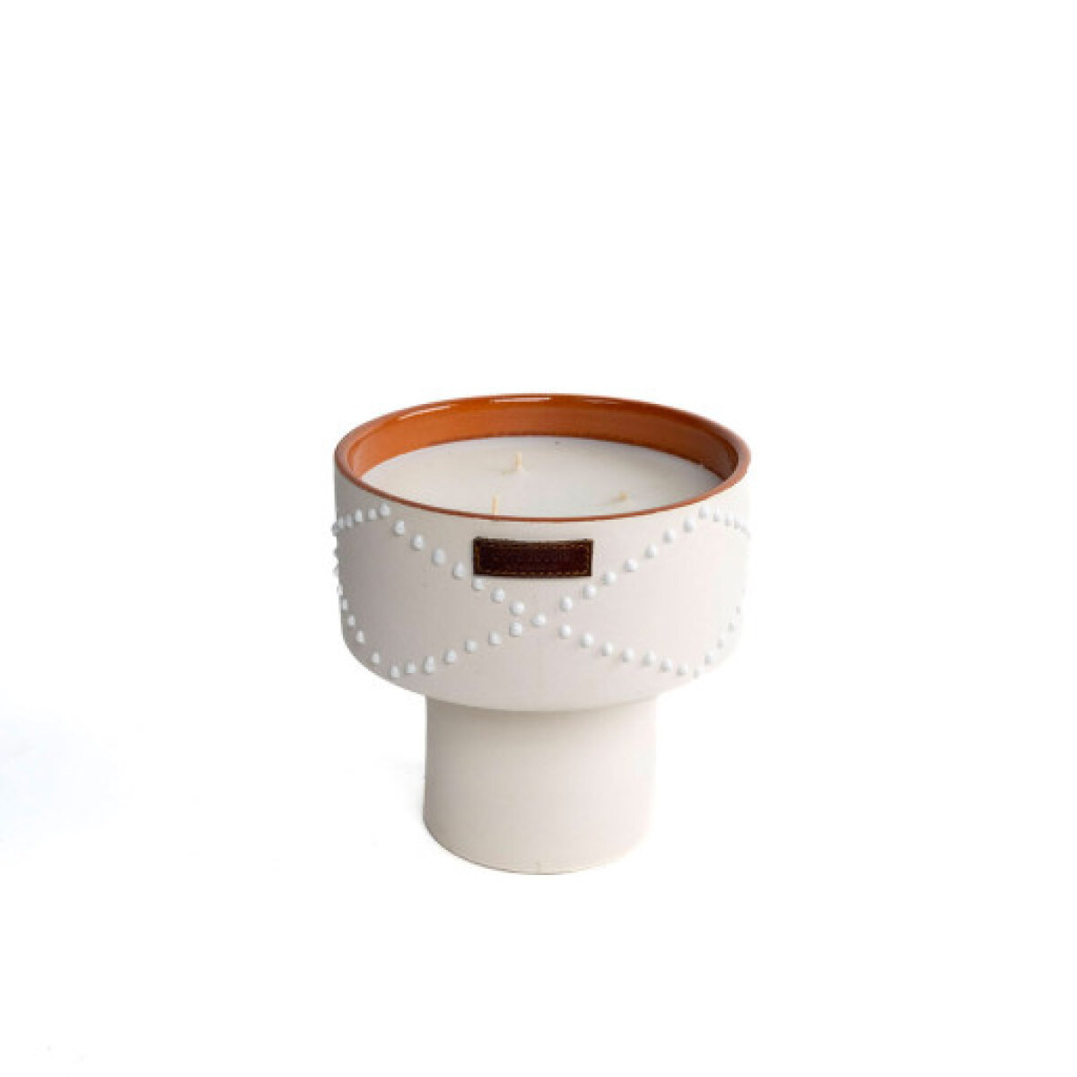 BOUGIE COUPE NOMAD BLANC M / DATTES