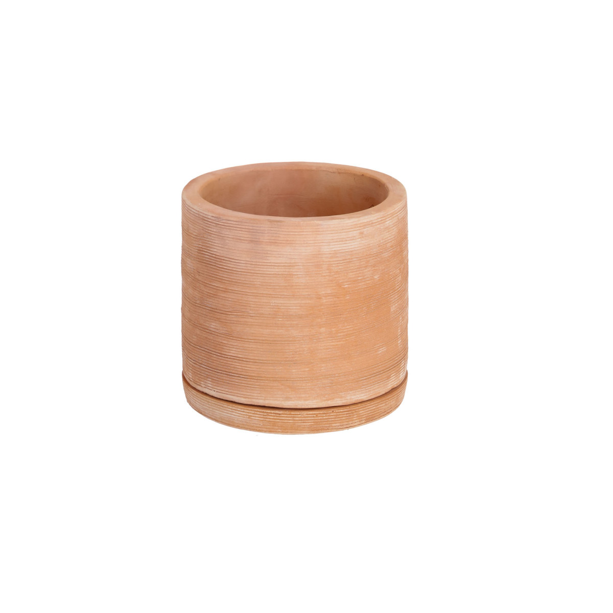 Karlina planter with terracotta dish- 27 cm