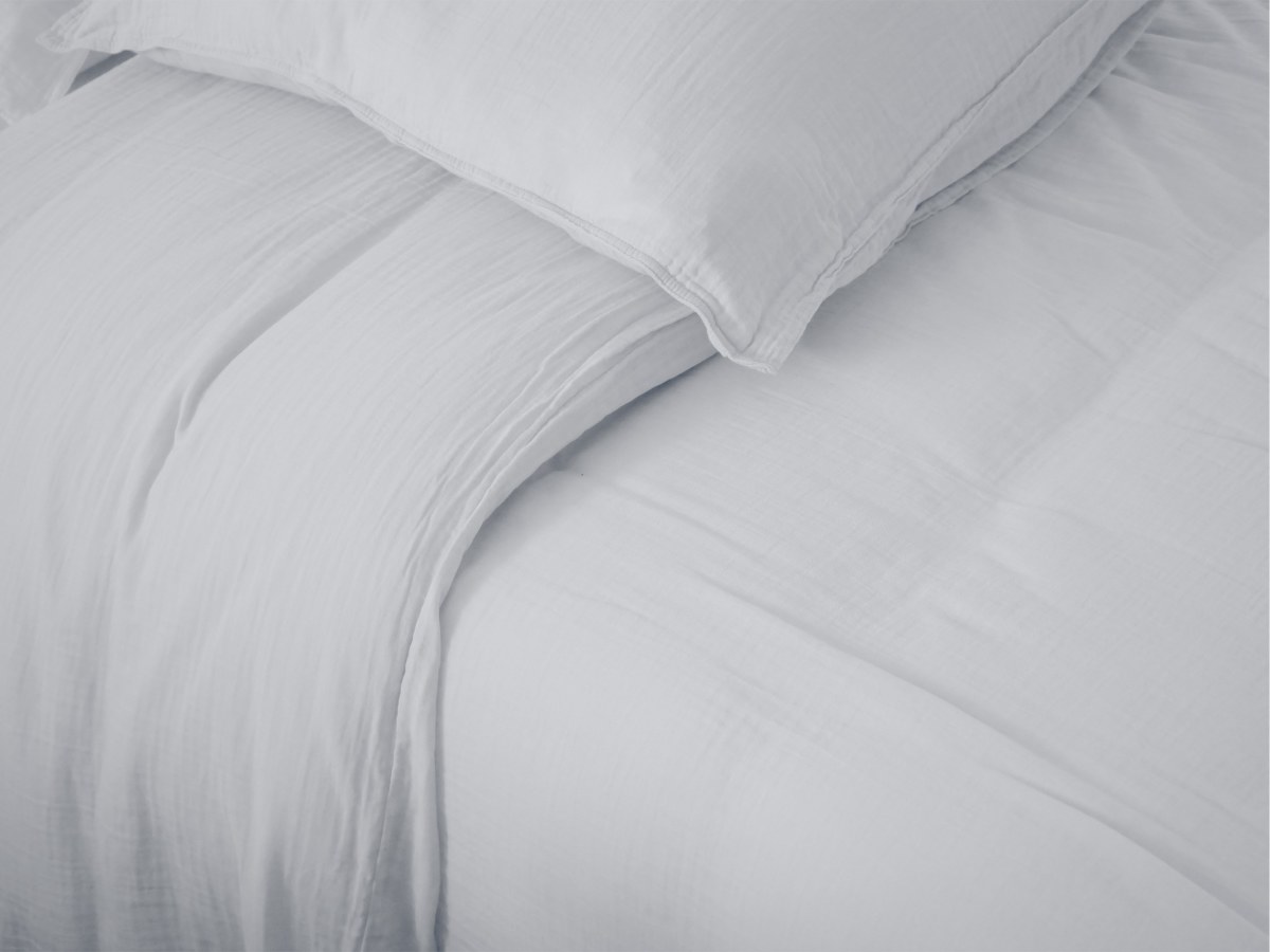 Housse de couette 260x240 cm Milos Neige