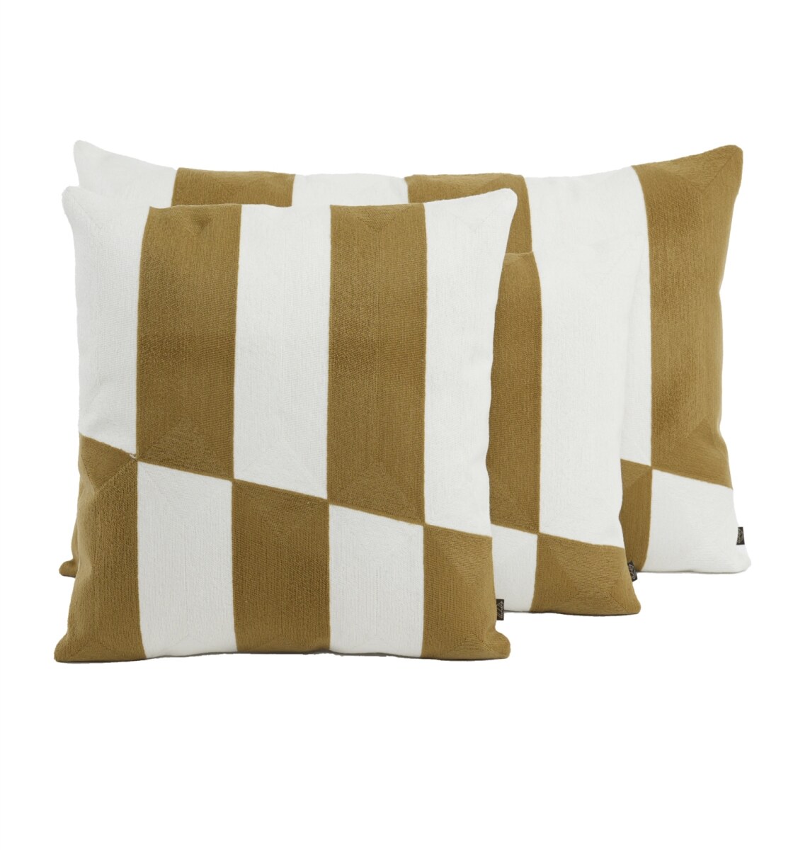 SIDNEY CUSHION GOLD COTTON 16X24 INCHES 40X60 CM