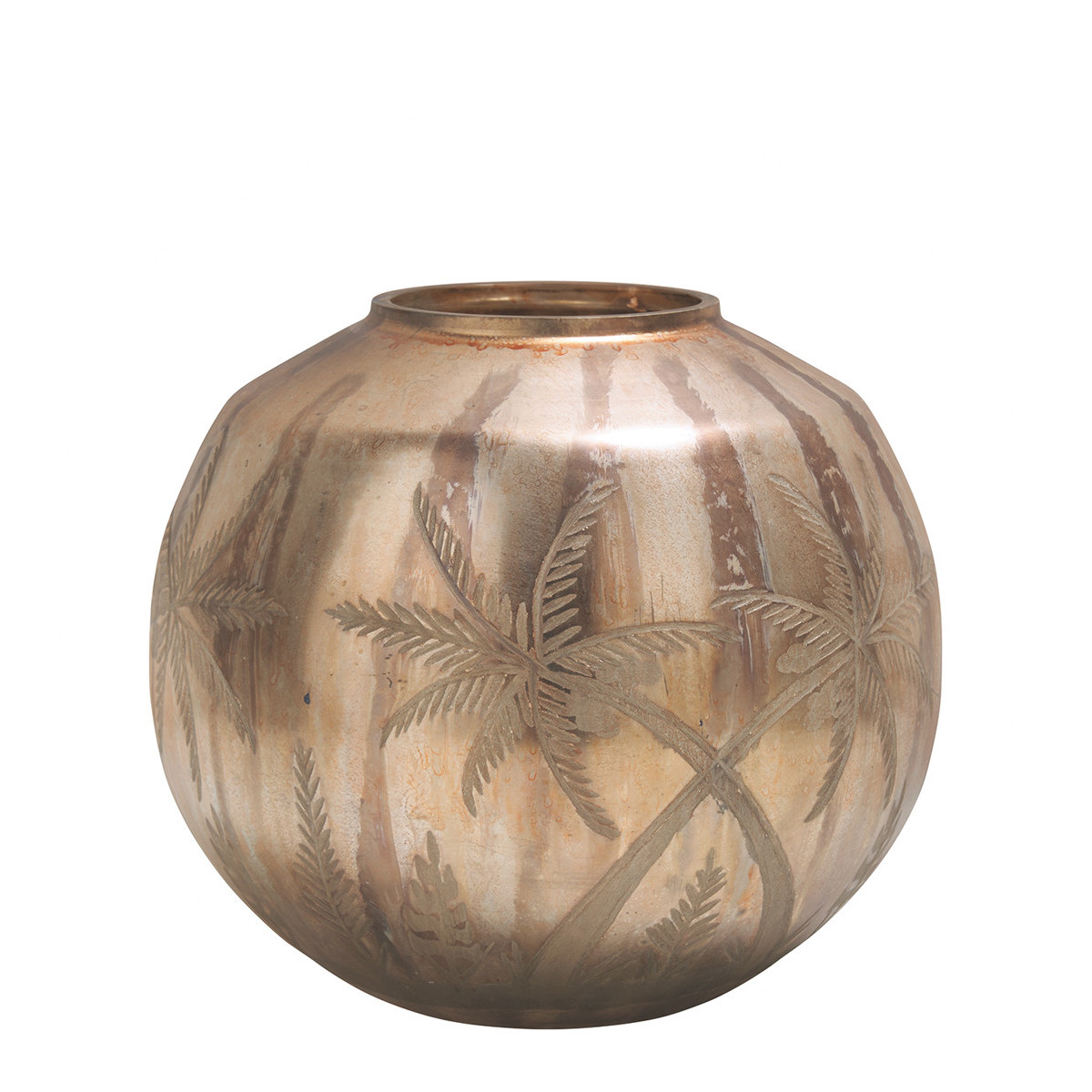 MIRAGE vase ball rose gold matte dia 22x22