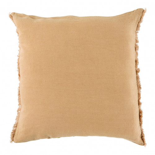 CHLOE washed linen cushion cover apricot 50x50
