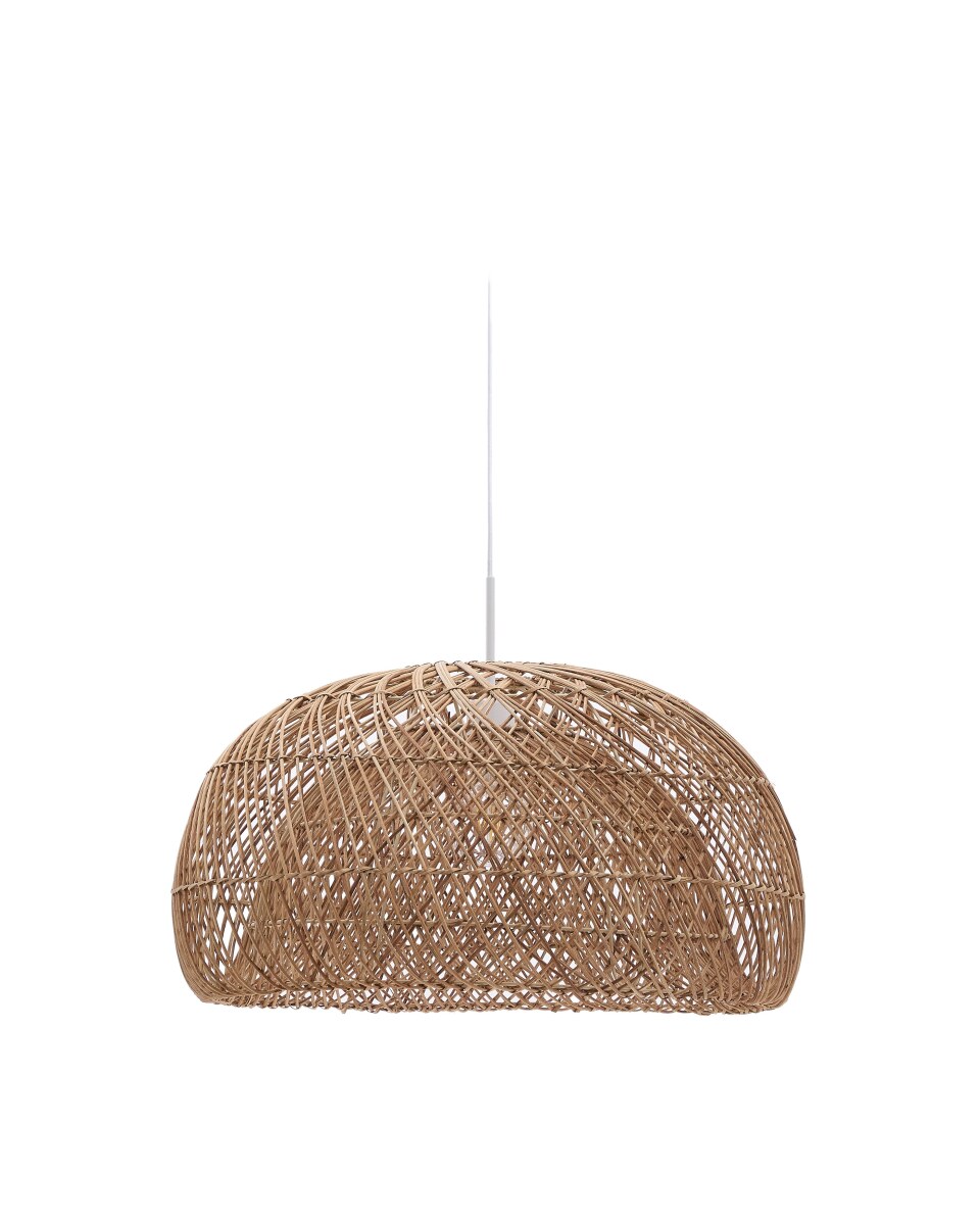 Isora rattan ceiling lamp shade with natural finis