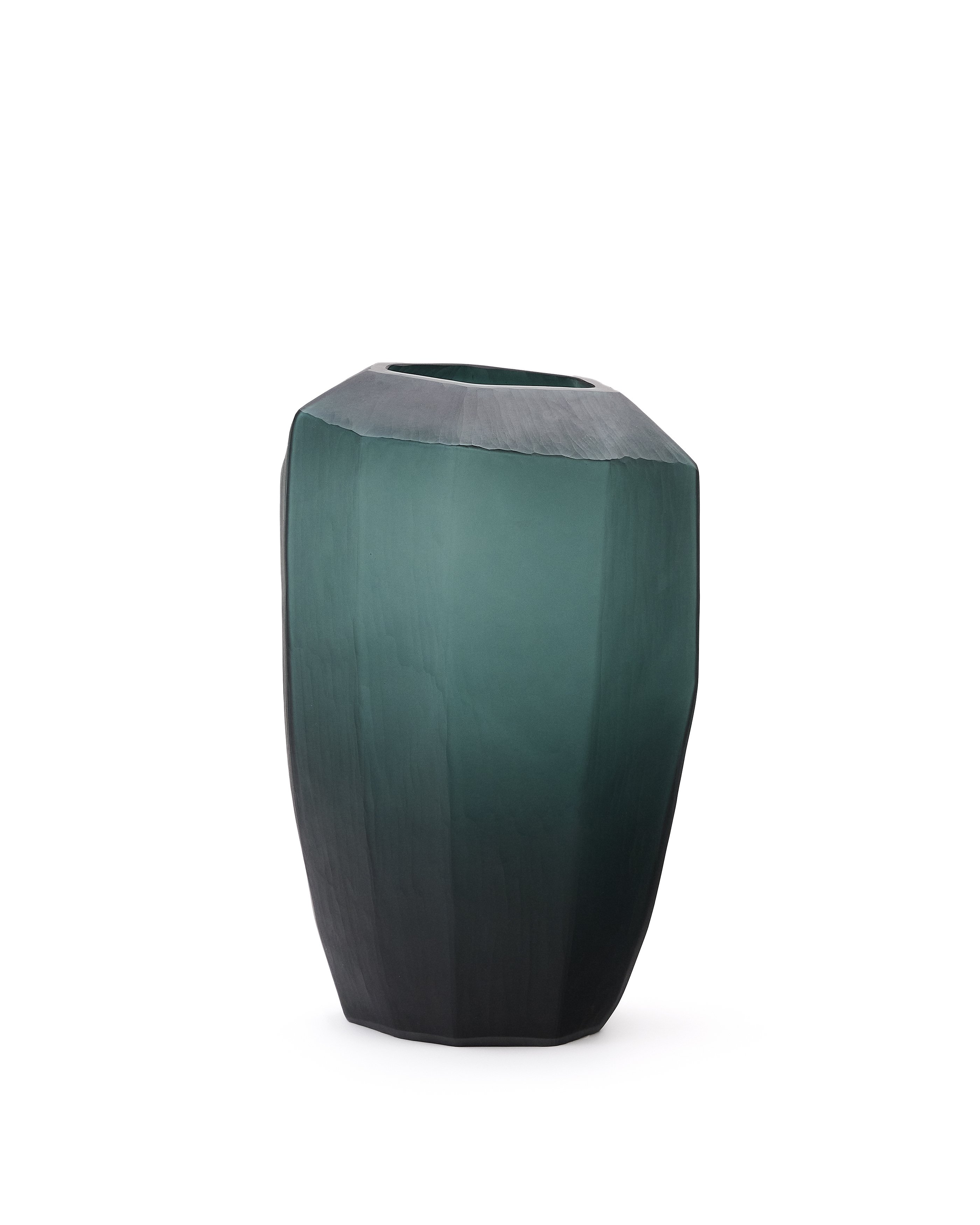 Geonix green glass vase 45.5cm
