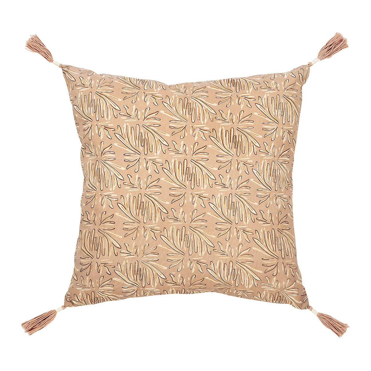 SOLINA pink cotton cushion cover 50x50
