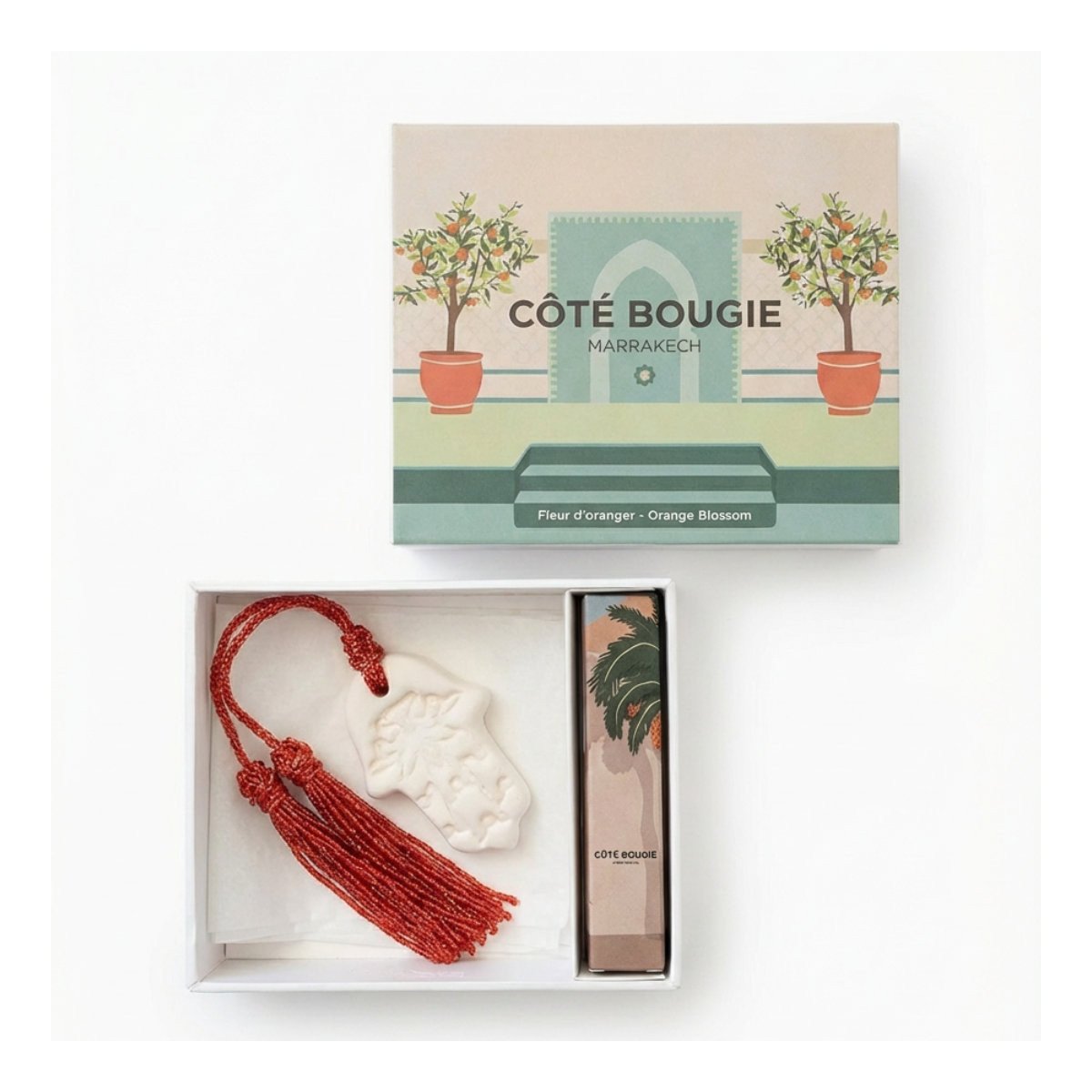COFFRET PALET PARFUME FLEUR ORANGER