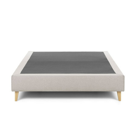 Bed base high Nikos 180 x 200 cm beige