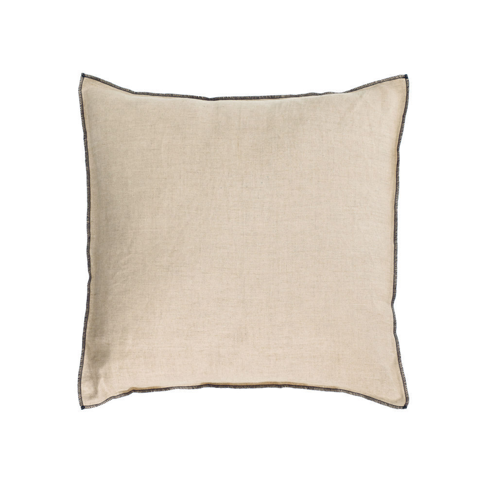 Elea 100% linen cushion cover in natural 45 x 45 cm