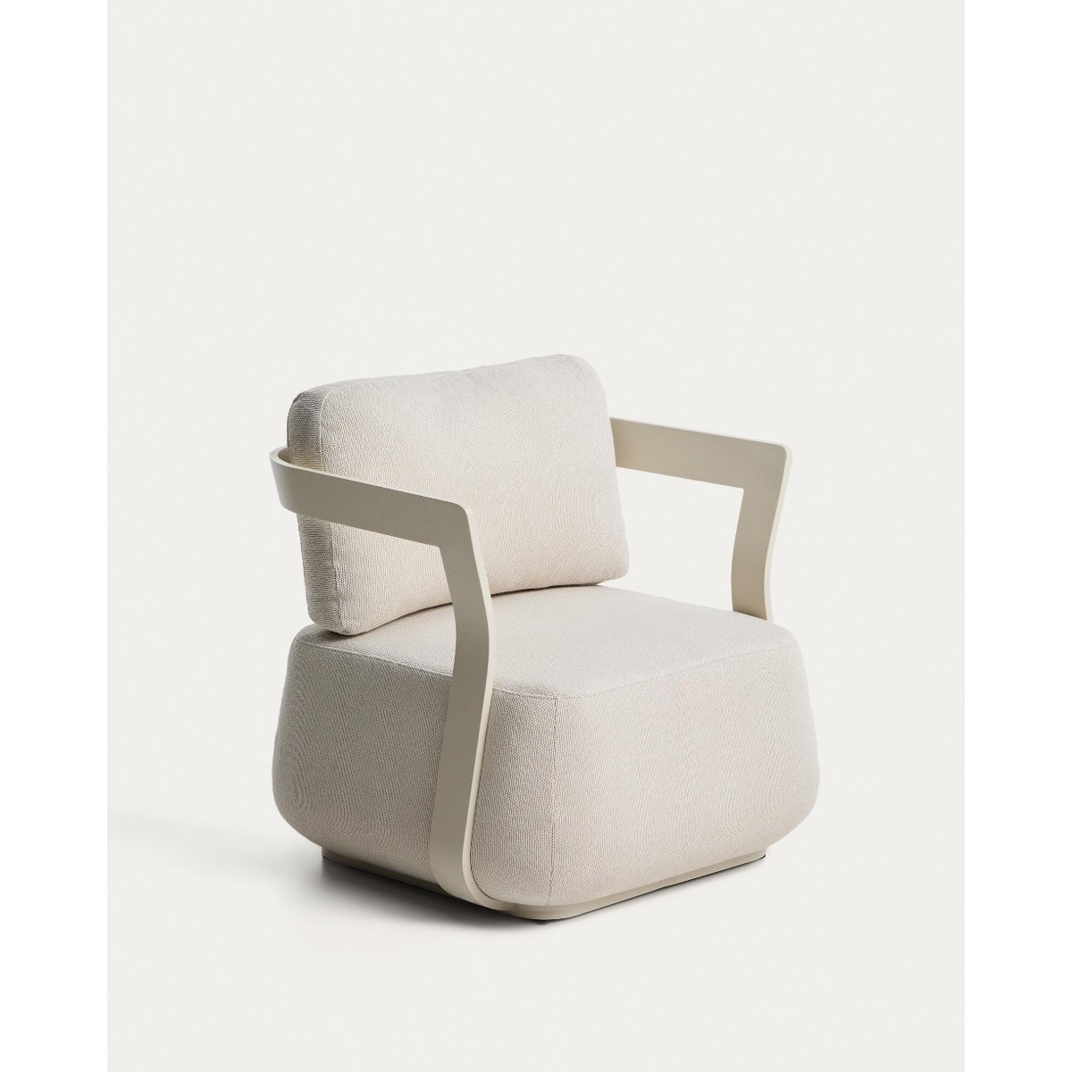 Tamaris ecru aluminium outdoor armchair