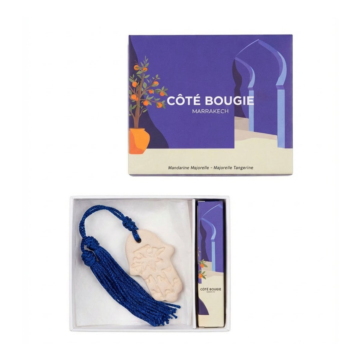 COFFRET PALET PARFUME MANDARINE MAJORELLE