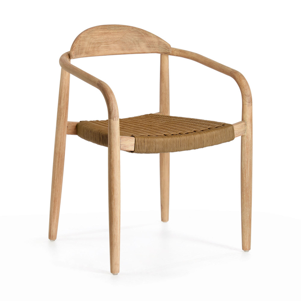 GLYNIS NINA armchair eucalyptus natural rope beige