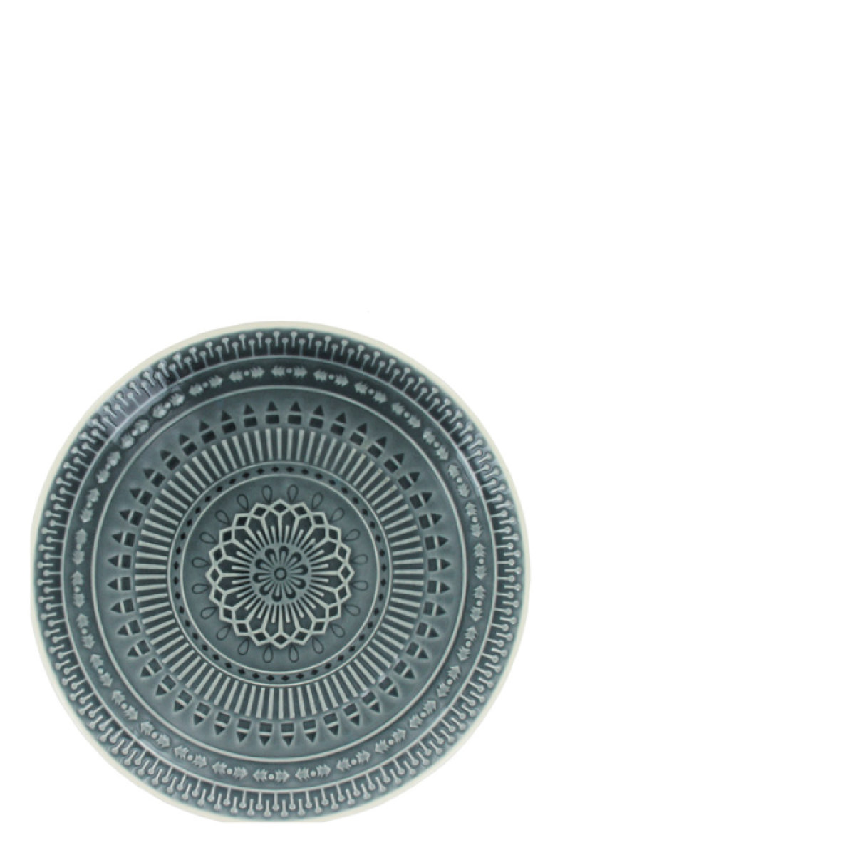 Nea Breakfast Plate Dark Grey