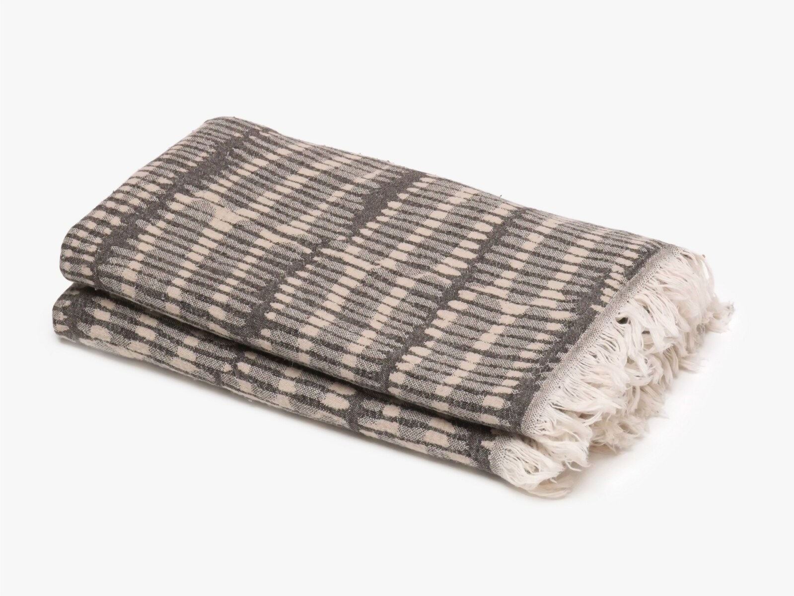 Fouta 95x180 cm + franges Santorin Chanvre