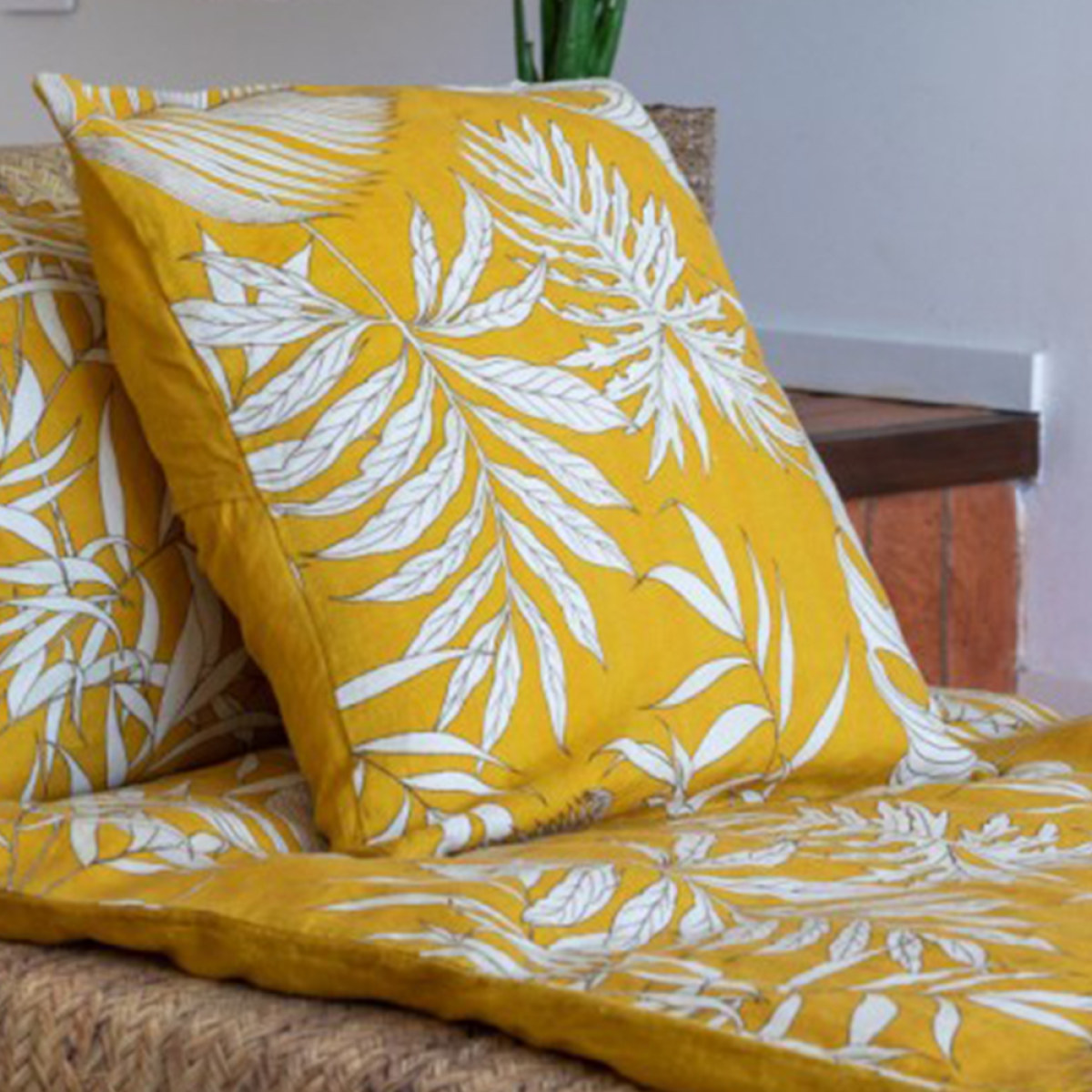 Housse de coussin 45x45 cm Palma Gold