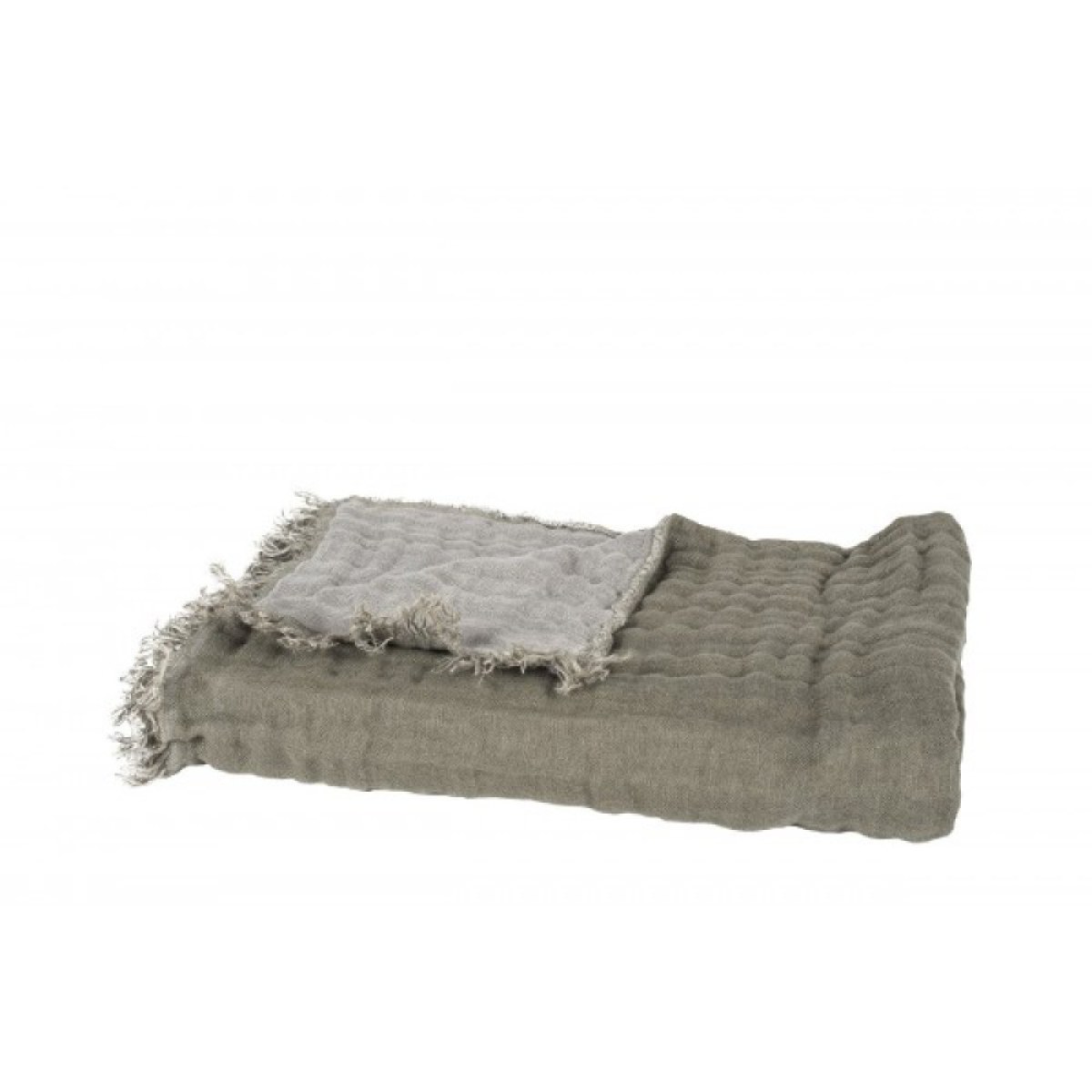 BAYA PLAID 135X200 17 KAKI\BETON