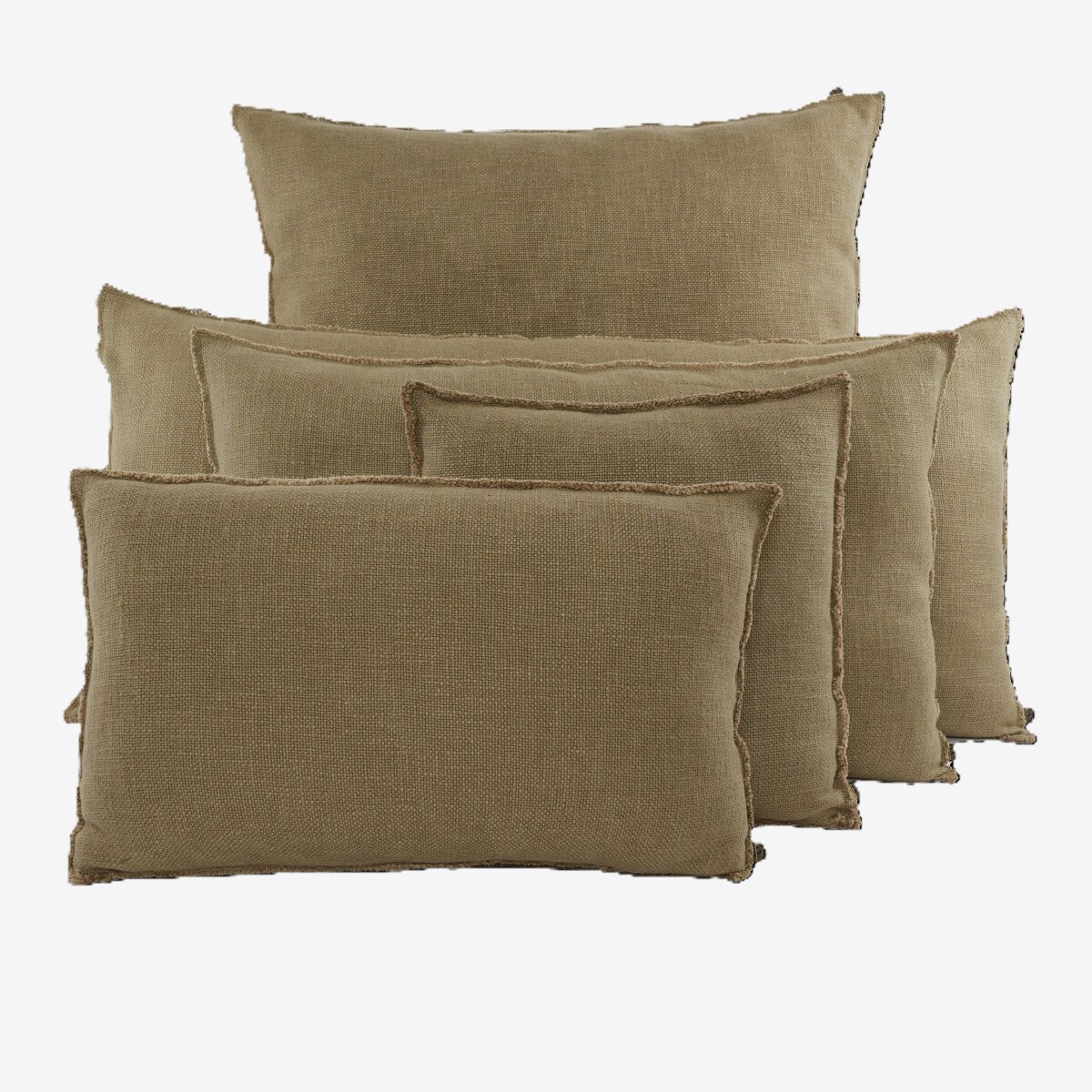 CALIFORNIA CUSHION GOLD LINEN VISCOSE 32X32 INCHES 80X80 CM