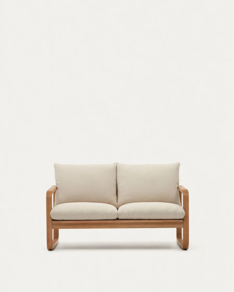 Sacaleta 2 seater sofa. made from solid eucalyptus wood 142 cm