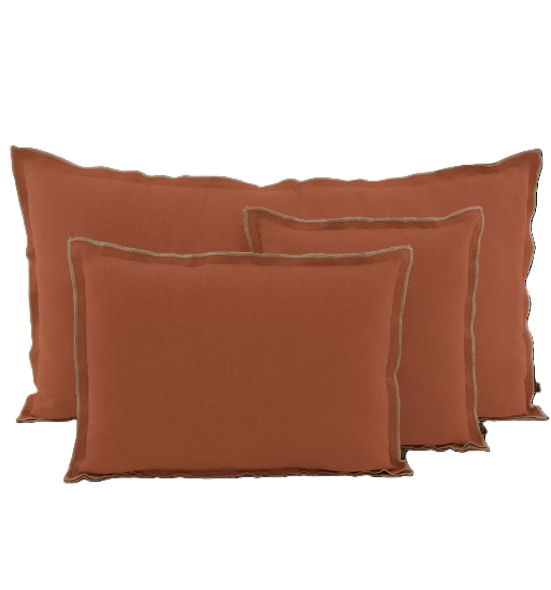 SEONI CUSHION TERRE BRULEE LINEN COTTON 16X24 INCHES 40X60 CM