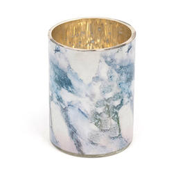 T2-G93-GR tealight glass marble look