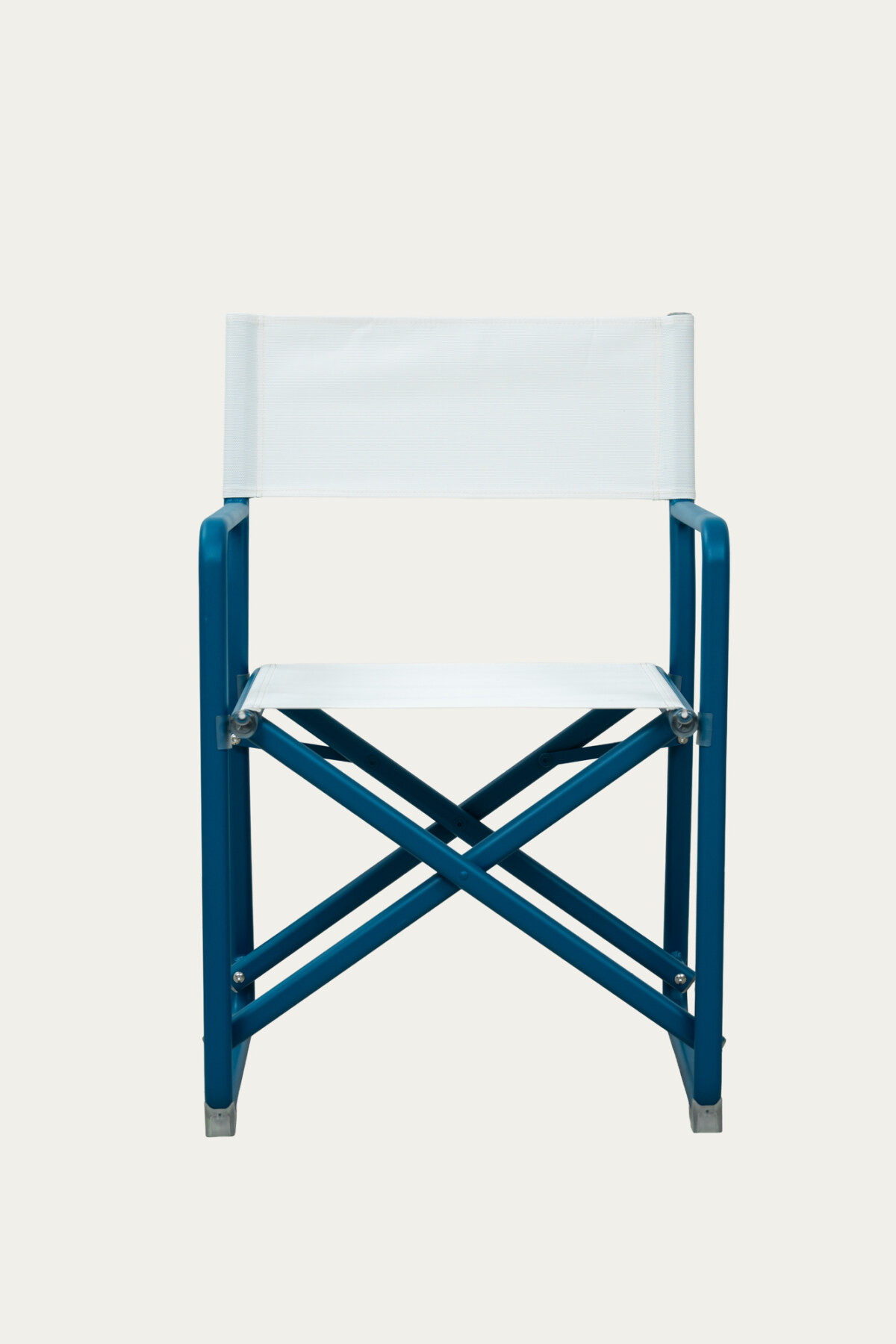 Director chair with sling Alum Blue frame with sling Tube 30x20x1.8 Textilene ref T21692
