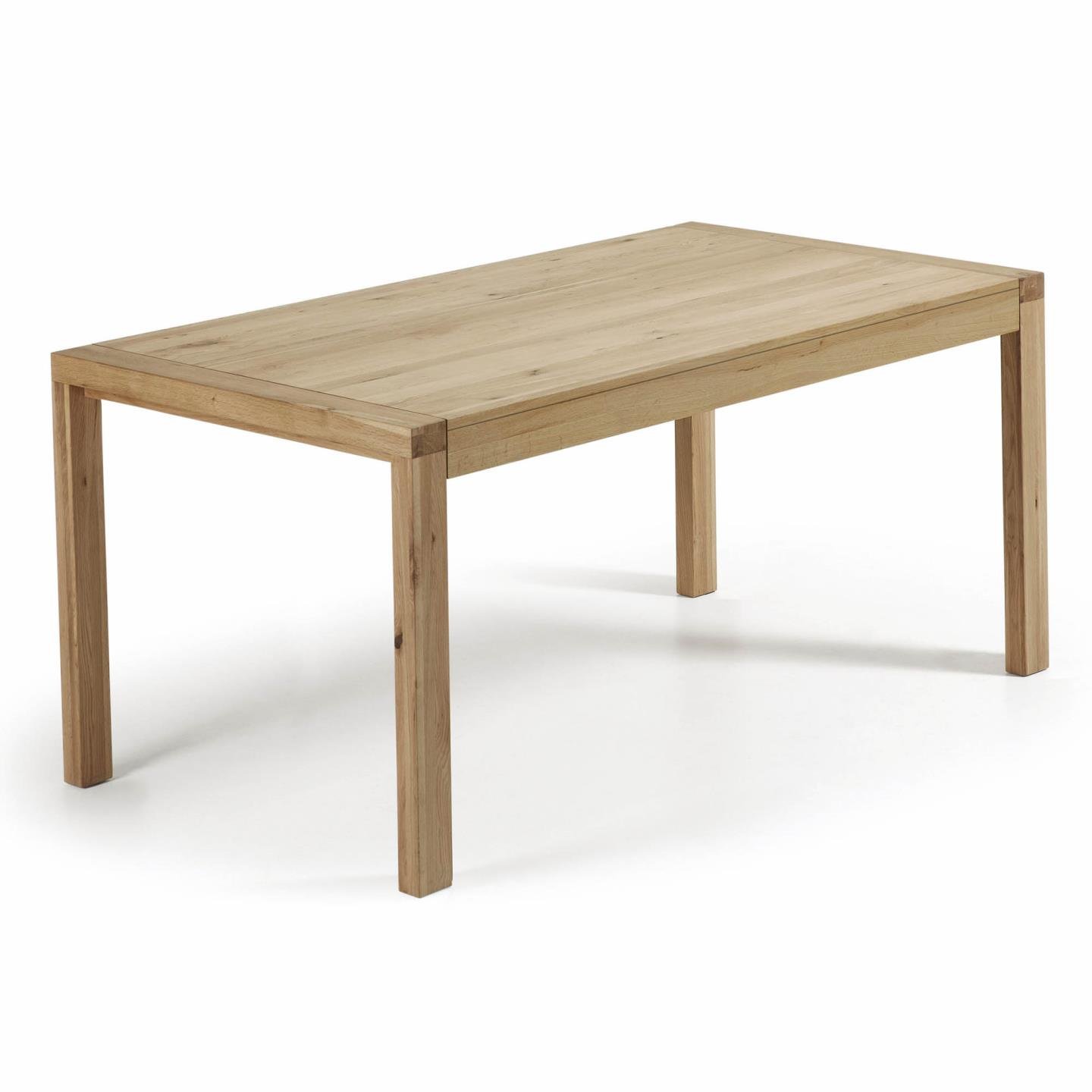 Briva extendable table with a natural oak wood finish. 180 (230) x 90 cm