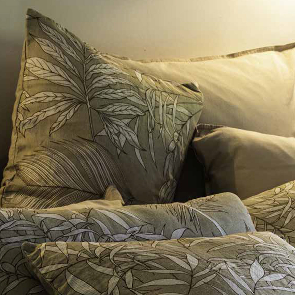 Housse de coussin 45x45 cm Palma Romarin