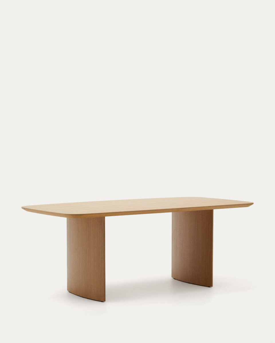Litto table made from oak veneer 200 x 100 cm