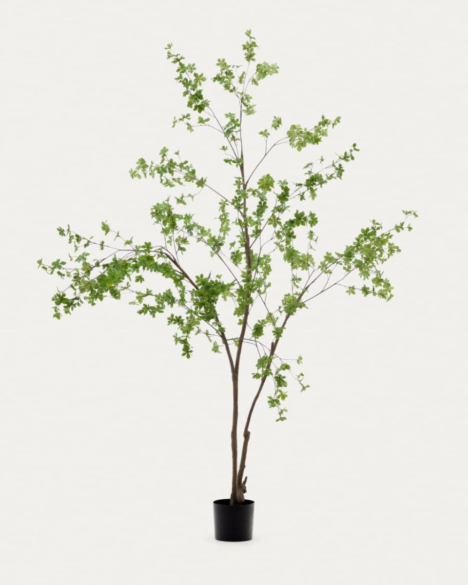 Enkianthus artificial tree with black pot 214 cm