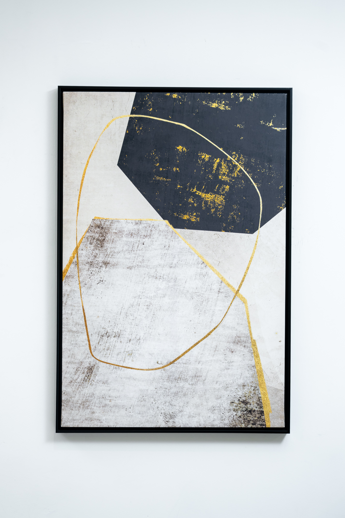 78693 Toiles classiques imprimÃ©es avec encadrement NOIR 80X120