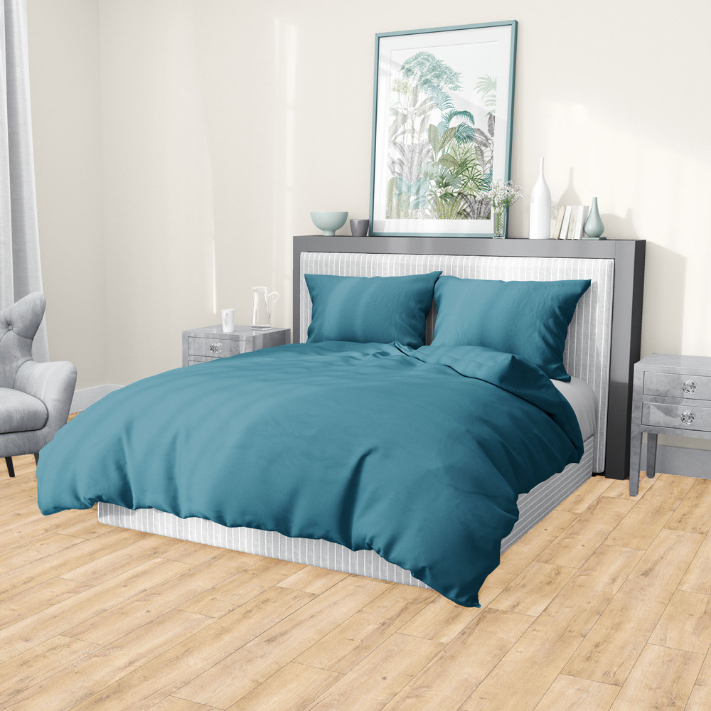 SATIN COTON 70F 2021 HORIZON DUVET COVER SET 260X240