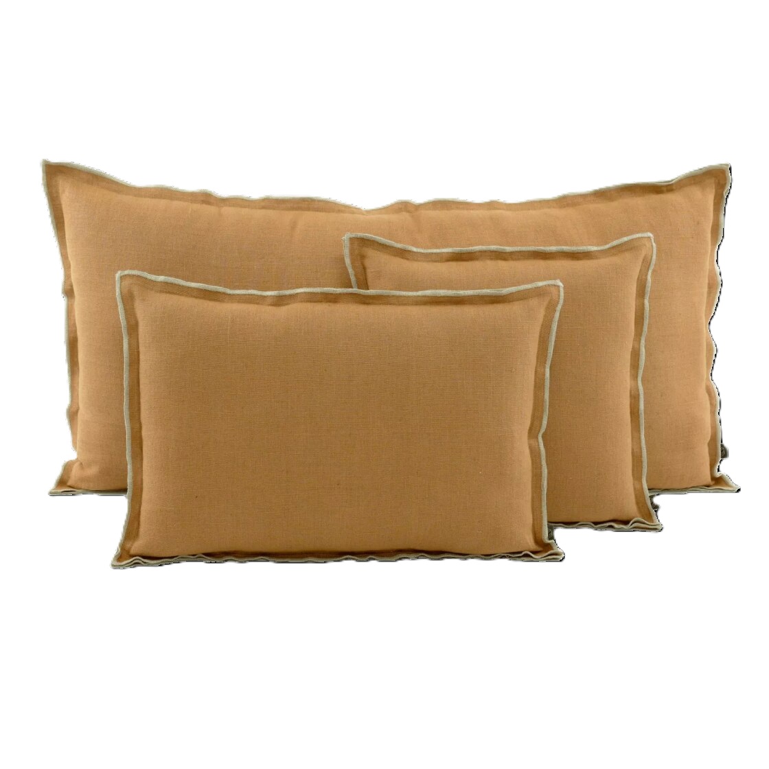 SEONI CUSHION TABAC LINEN 18X18 INCHES 45X45 CM