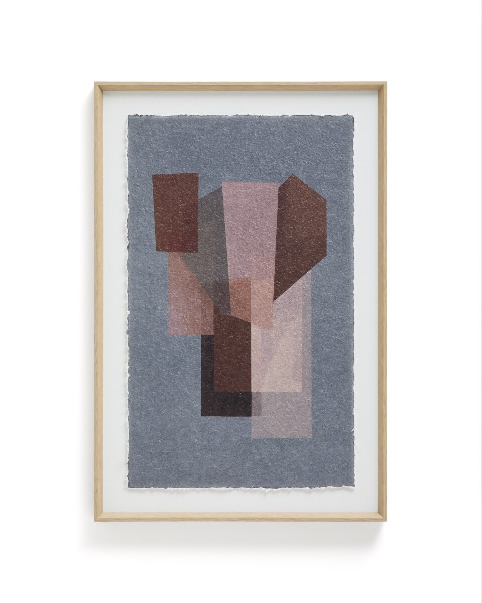 Veluni multicoloured recycled paper picture 60 x 90cm