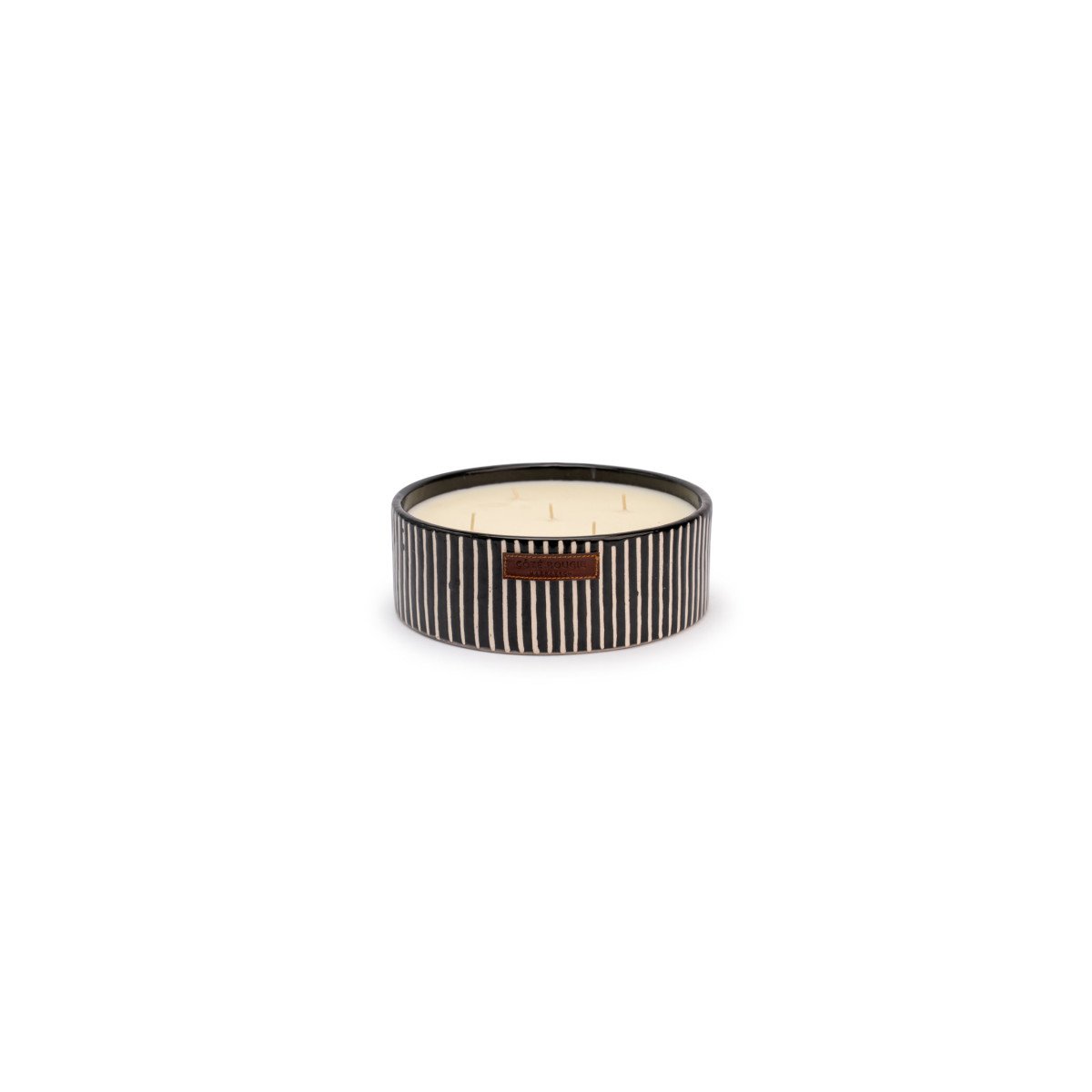 BOUGIE PLATE ZEBRE L / MANDARINE MAJORELLE