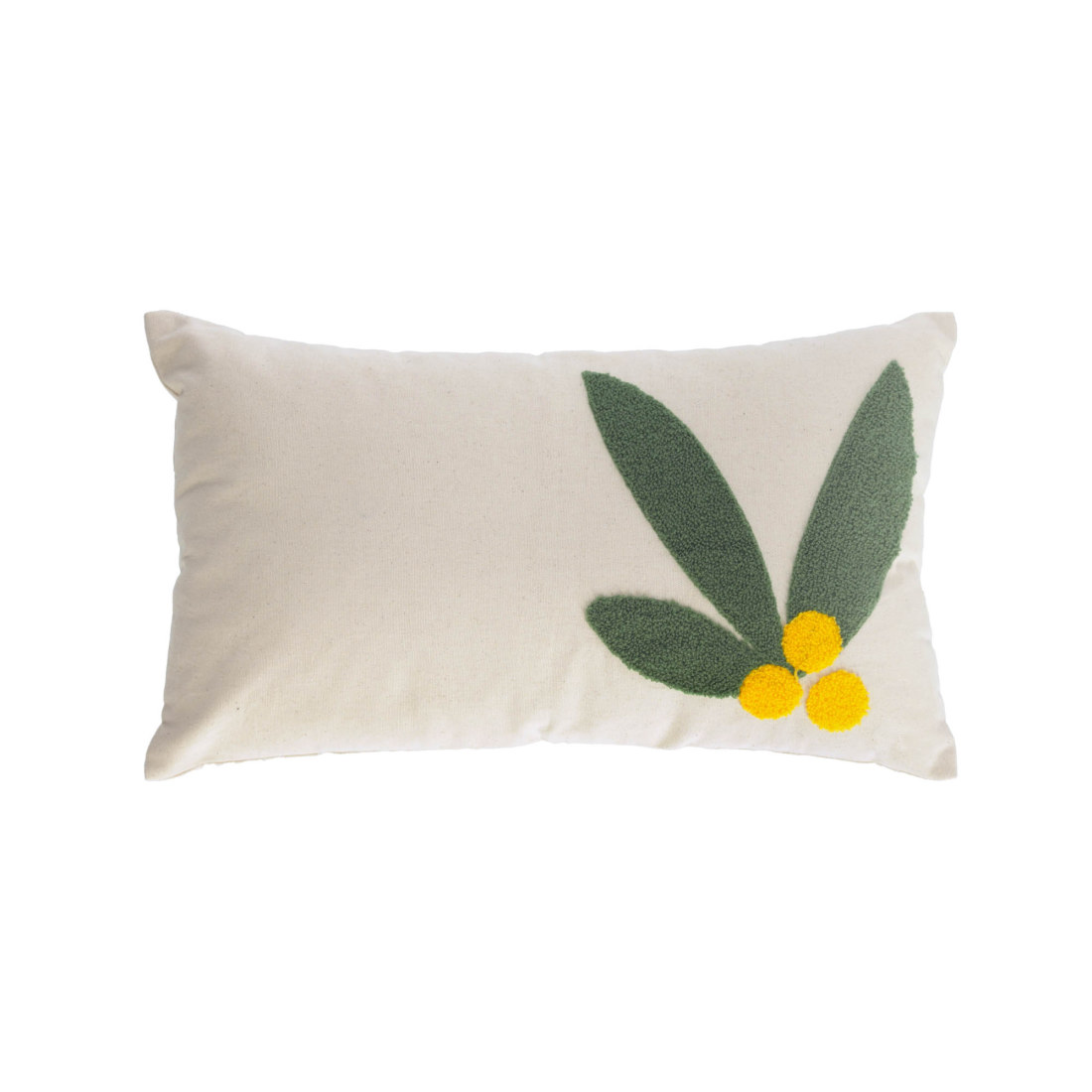URIANA 100% cotton cushion cover in beige 30 x 50 cm