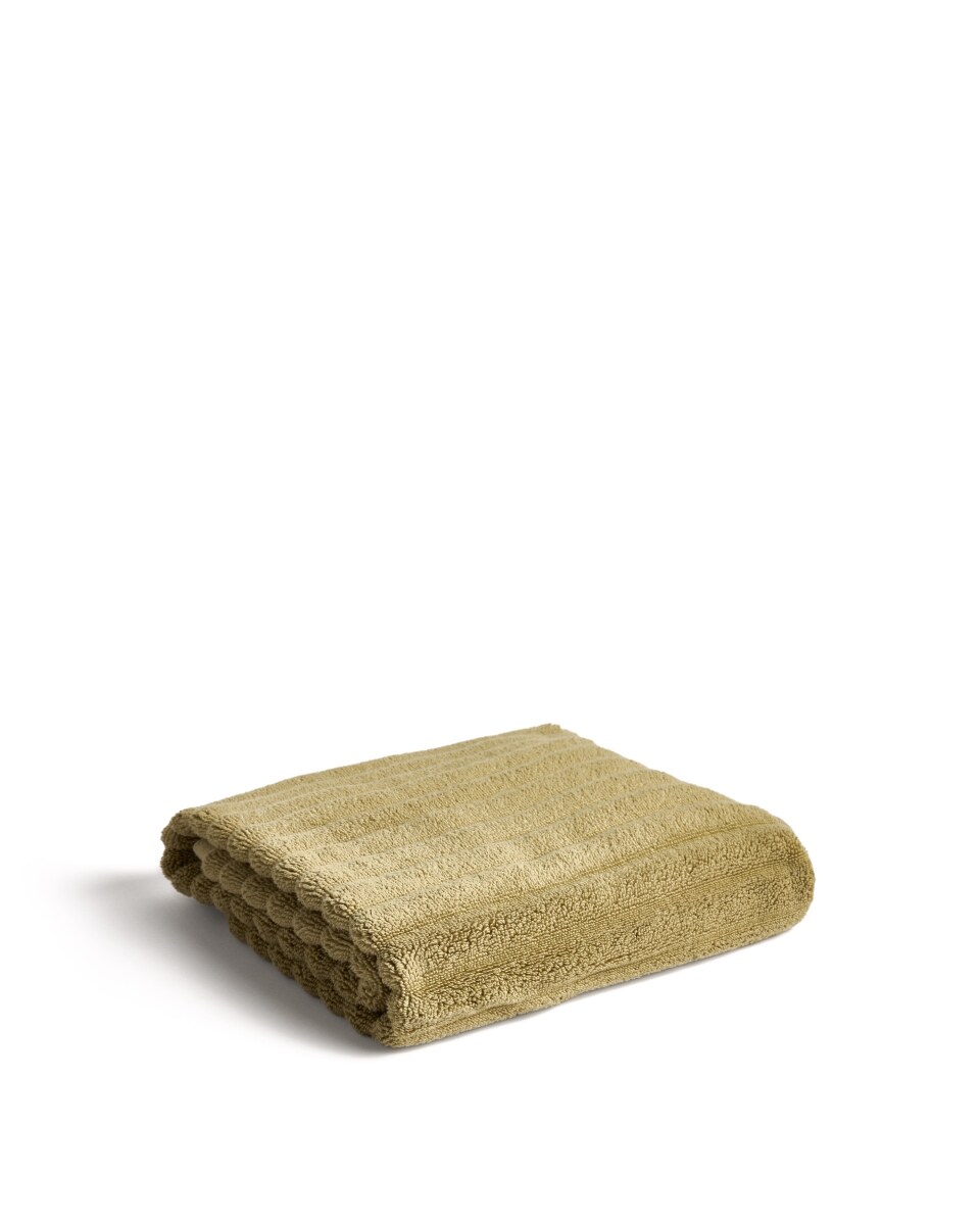 Navira 100% cotton light green hand towel 50 x 90cm