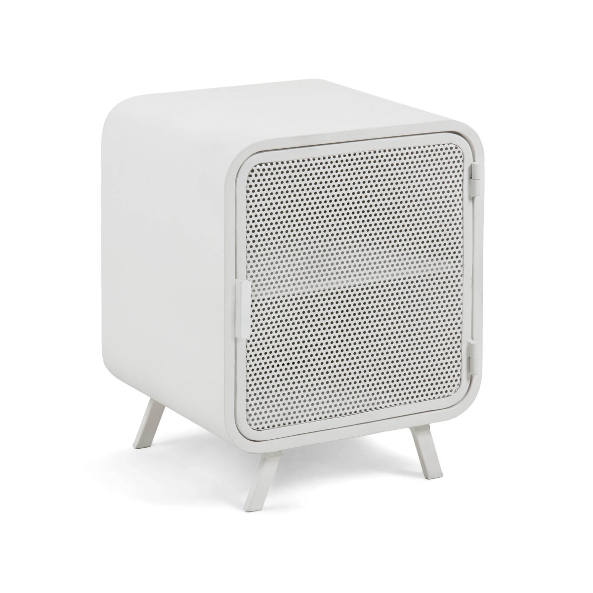 WYATT(RITA) bedside table 42x54 metal white