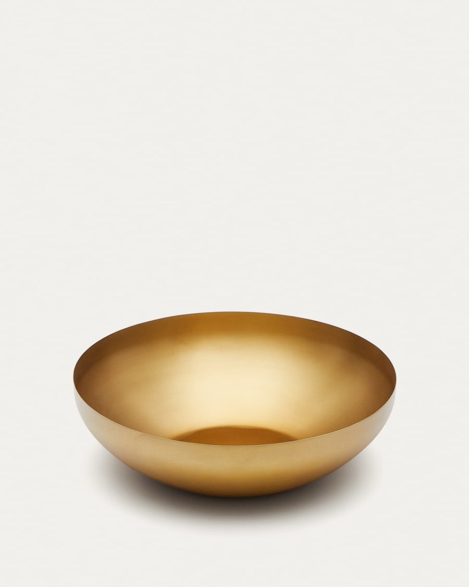 Seri gold-finished stainless steel bowl