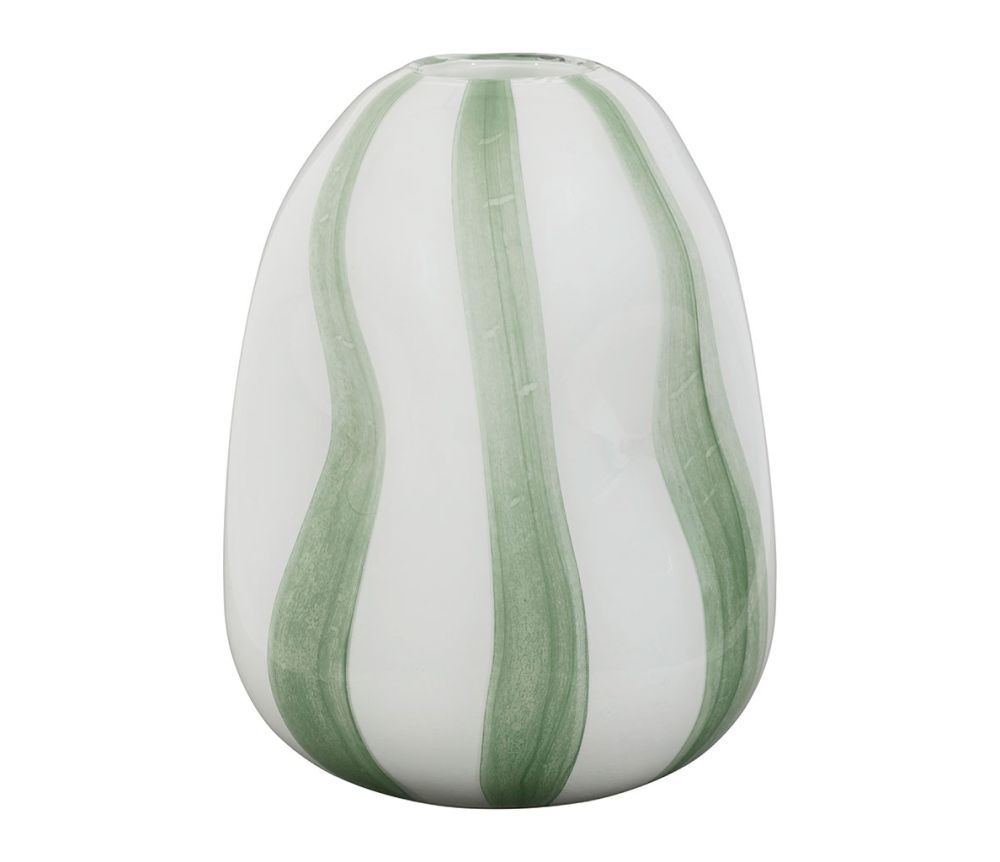 VASE ALLEN SAUGE+BLC 23X22XH29