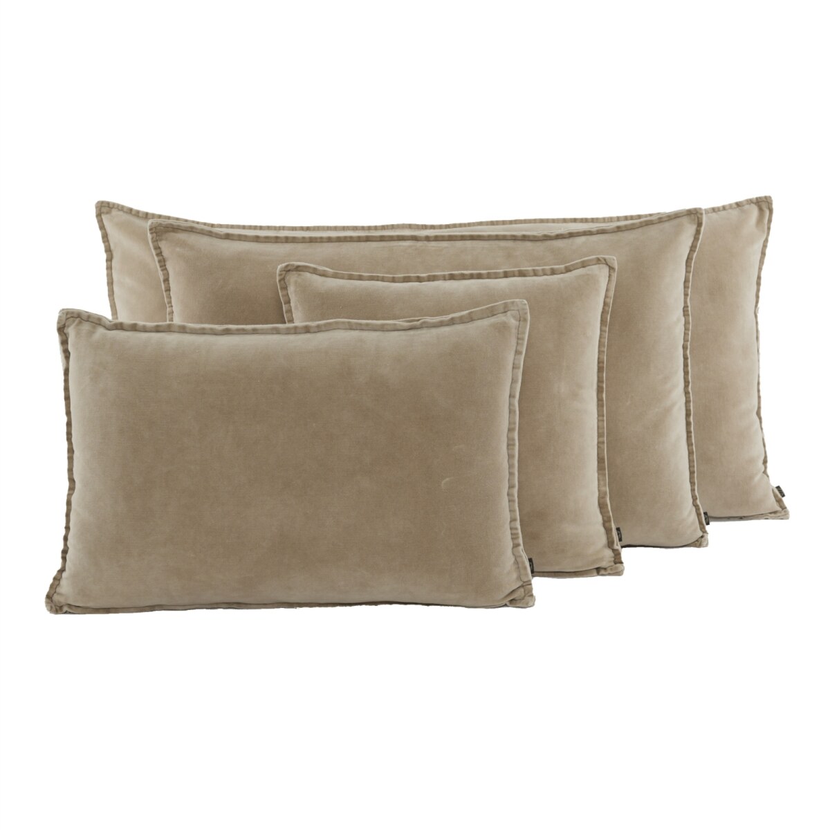 MANHATTAN CUSHION LIN VELVET 18X18 INCHES 45X45 CM