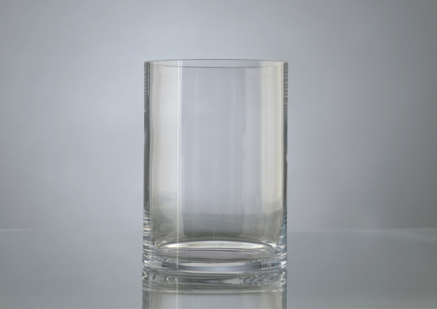 CYLINDRI. VASE H21 D15 TRSP