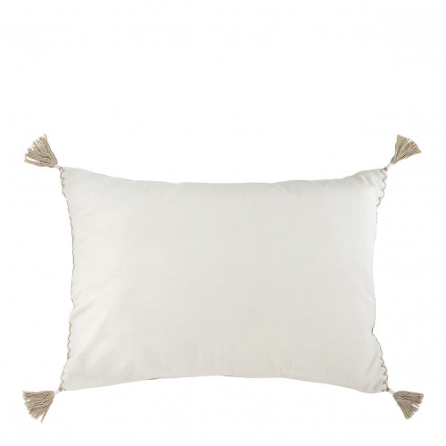 MATTEO cushion cover white cotton velvet 60x40